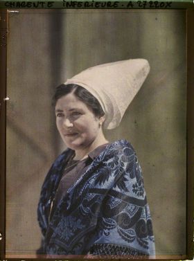 Image représentant Madame Chauvet portant une coiffe réthaise