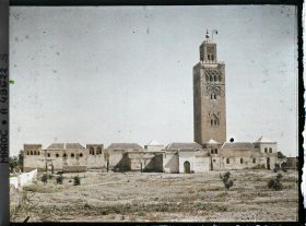 Image représentant Vue générale de la grande mosquée Koutoubiya