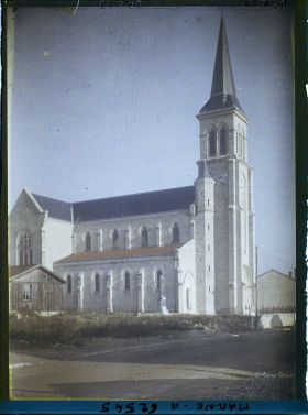 Image représentant France, Régions libérées Ville s/ Tourbe, Ville sur Tourbe -  L'Eglise
