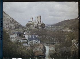 Image représentant Le château et la ville vers le nord