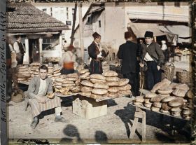 Image représentant Marchand de pains au marché