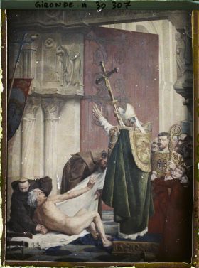 Image représentant Le tableau "L'exorcisme de Jean-Joseph Weerts, musée des Beaux-Arts