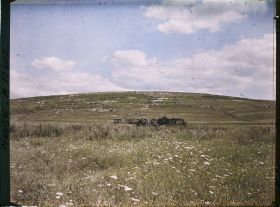 Image représentant France, Bras, Côte du Poivre, et dernier train qui ait passée en Janvier 1916