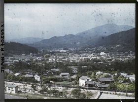 Image représentant Panorama de la ville pris depuis la terrasse de l'hôtel Miyako