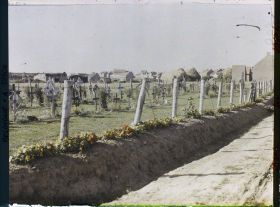 Image représentant Belgique, Witschaete, Vue sur le Village et Cimetière Anglais