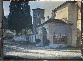Image représentant Turquie, Hilendar, Entrée du Monastère
