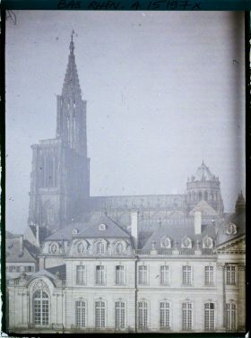 Image représentant France Alsace, Strasbourg, L'ensemble du vaisseau de la Cathédrale