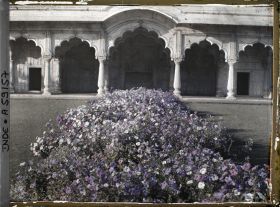 Image représentant Pavillon de marbre près de la tour de l'Empereur (Shah Burj) dans le fort Rouge (Lal Qila)