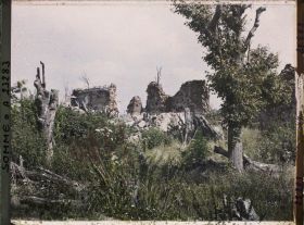 Image représentant France, Mt St Quentin, Ruines du Château