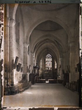 Image représentant France, St Emilion, Intérieur de l'Eglise Collégiale