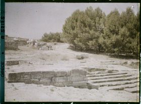 Image représentant Le théâtre dans l'aile nord-ouest du Palais. La loge royale