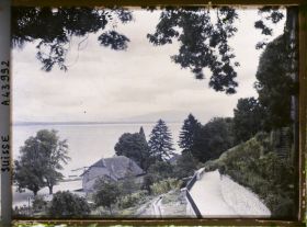 Image représentant Panorama sur Nyon et le Léman depuis la terrasse du château