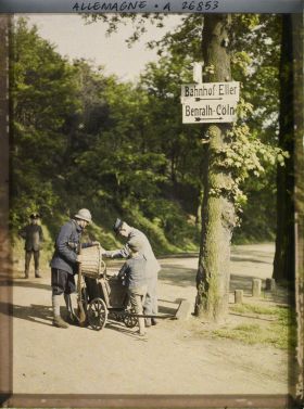 Image représentant Allemagne, Gereskeim, Occupation Française Le Poste de Douane Française