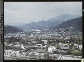 Image représentant Panorama de la ville pris depuis la terrasse de l'hôtel Miyako