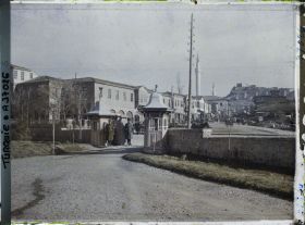 Image représentant Turquie, Angora, Entrée de la Gde Assemblée et Rue principale