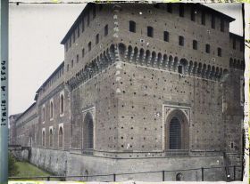 Image représentant Un angle du Castello Sforzesco