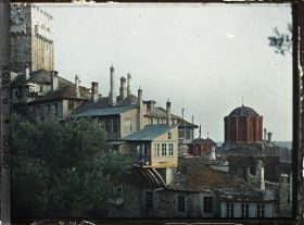 Image représentant Mont Athos, Dochiariou, Partie supre du Monastère de Dochiariou