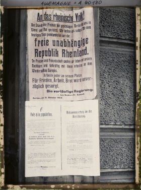 Image représentant Prusse, Aix-la-Chapelle, Entrée défoncée de la porte