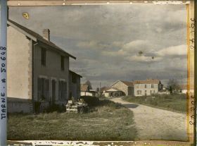 Image représentant France, Souain, Un Coin du Village