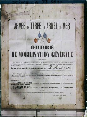 Image représentant Affiche de la mobilisation générale du 2 Août 1914