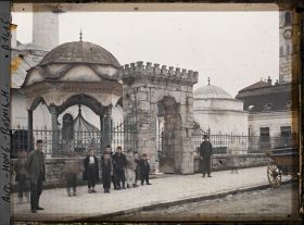 Image représentant Mosquée à minaret de bois [de Ferhat (Ferhadija)]