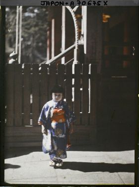 Image représentant Fête des enfants Shichi-go-san (" sept-cinq-trois ") au sanctuaire Yasaka-jinja