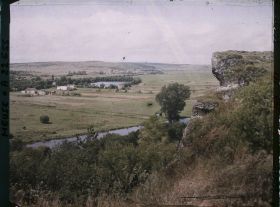 Image représentant France, St Mihiel, Vue générale vers le fort et le Village des Paroches