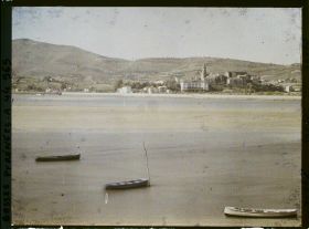 Image représentant France, Hendaye, Fontarabie vu depuis Hendaye