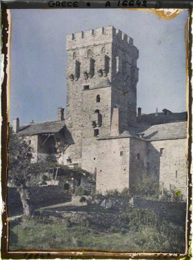 Image représentant Turquie, Mont Athos, Stravonikita, La Tour du Monastère