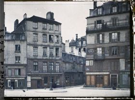 Image représentant Vue sur les rues du Maître-Albert et des Grands -Degrés depuis le quai de Montebello
