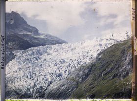 Image représentant Le glacier du Rhône et le Gärstenhörner