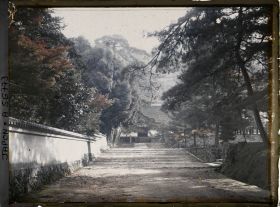 Image représentant Temple Nanzen-ji : chemin menant au Hôjô