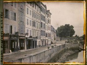 Image représentant France, Bayonne, Les Quais s/ la nive et les remparts
