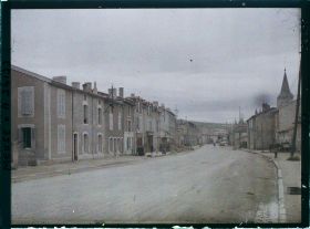 Image représentant France, Verdun, La grande rue du Faubourg Pavé