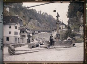 Image représentant La fontaine de la Fidélité, dans le quartier de l'Auge