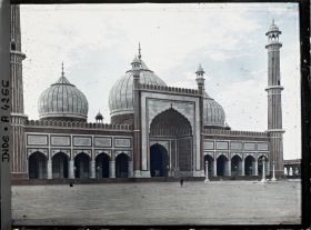 Image représentant Façade de la salle de prière de la Grande Mosquée (Jama Masjid)