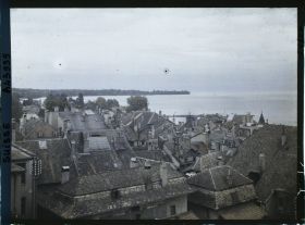 Image représentant Panorama sur Nyon et le Léman depuis la terrasse du château