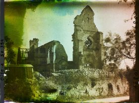 Image représentant France, Autriches, Eglise, Ruines, façade