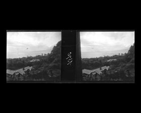 Image représentant Vue sur le village et le domaine campagnard du comte Shigenobu Okuma