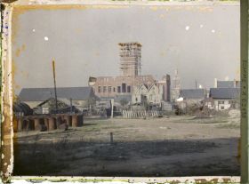 Image représentant Somme, Albert, Travaux de reconstruction de l'Hôtel de Ville