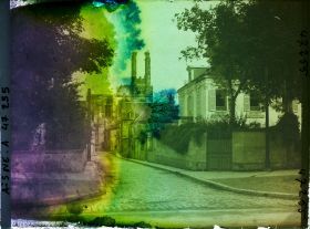 Image représentant France, Soissons, Rue de l'Echelle du Temple et Cathédrale