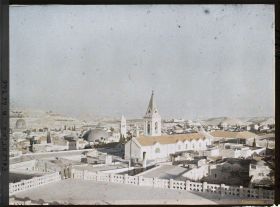 Image représentant Le couvent franciscain San Salvadore vu depuis Notre Dame de France