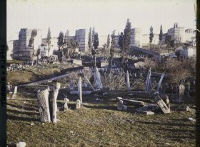 Image représentant Turquie, Constantinople, La Porte oblique et le Cimetière