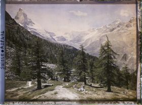 Image représentant Panorama sur la vallée de Zermatt et le Cervin