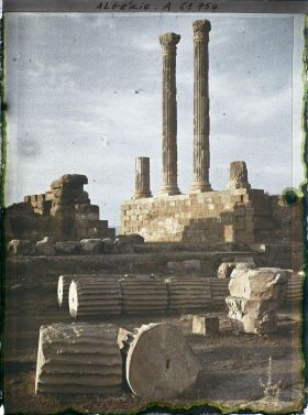Image représentant Algérie, Timgad, Le Capitole le même plus tard