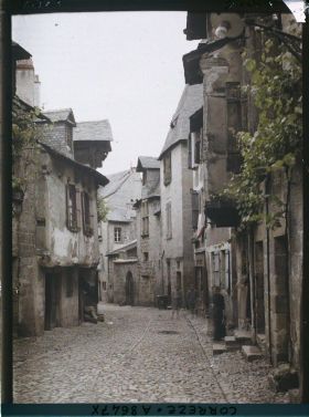 Image représentant Une maison à encorbellement, rue Basse