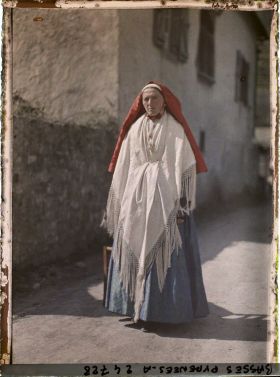 Image représentant France, Vallée d'Ossau, Vallée d'Ossau Costume Ossalois du Village