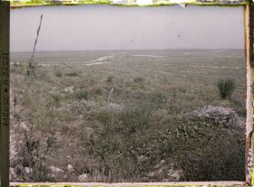 Image représentant France, Fort de Souville, Emplacement de la Chapelle Ste Fine le bois du Chapitre, le bois Fumin (De gauche à Droite)