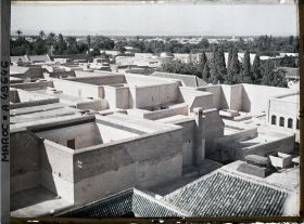 Image représentant Panorama de la ville en direction du nord avec vue sur la palmeraie