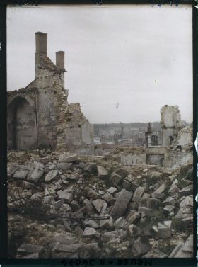 Image représentant France, Verdun, Ruines Place du Maréchal Pétain